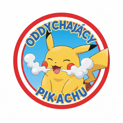 Oddychający pikachu 